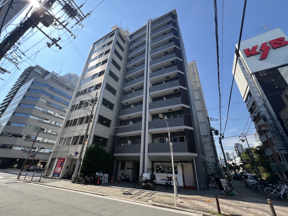 全室南向きのシックな外観